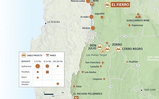  Nueva campaña de perforación de 3.500 metros para cobre en San Juan