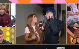 Luck Ra se hartó de una pregunta y abandonó un móvil de Telefe