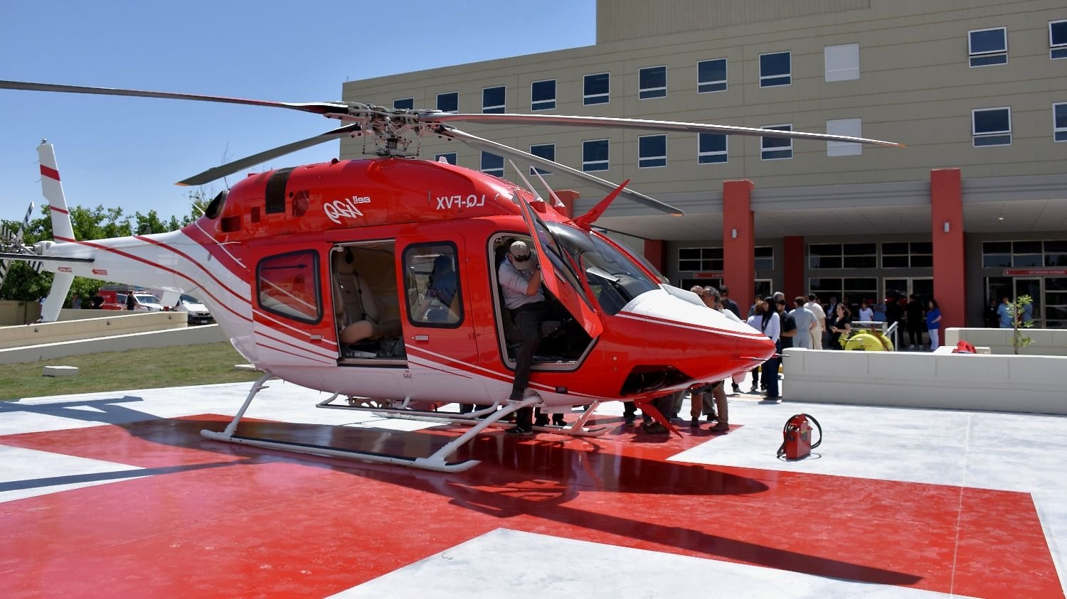 A un año del helipuerto que salva vidas 