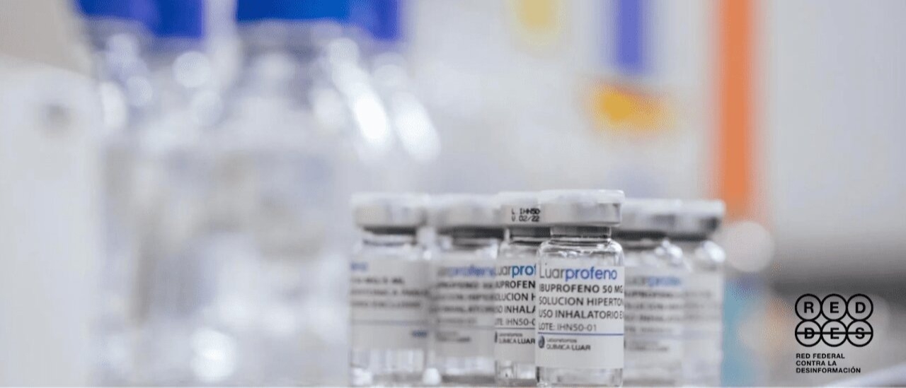 Ibuprofeno inhalado: la ruta de la desinformación de este posible tratamiento