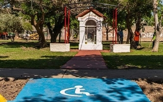 Rivadavia: mejoran la plaza del Barrio Altos de Natania