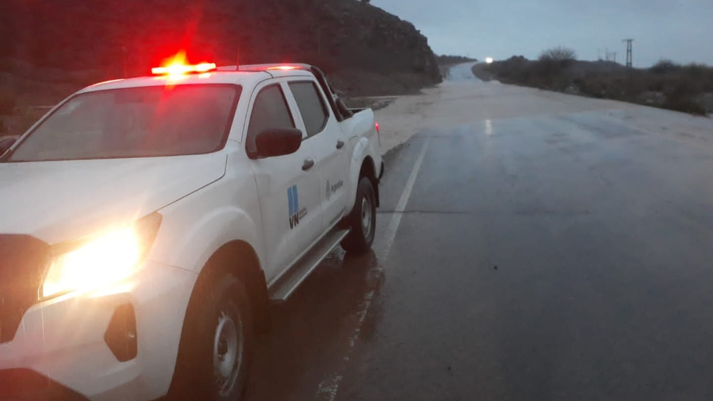 El estado de las rutas sanjuaninas en medio de la intensa lluvia