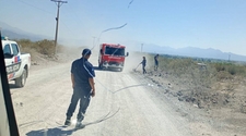 Jáchal: un vehículo quedó destrozado tras volcar en El Refugio