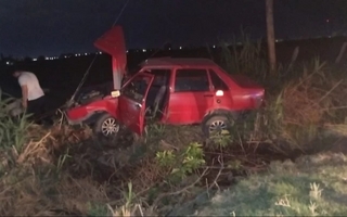 Un hombre de 66 años hospitalizado tras volcar en accidente en Pocito
