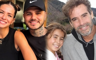 Nicolás Cabré estalló de bronca tras ver la foto de su hija con la camiseta de Icardi