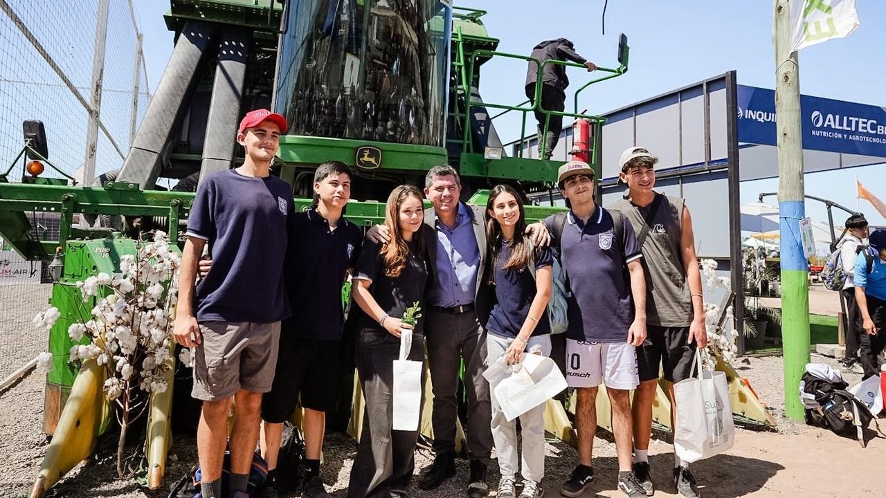 San Juan volvió a convertirse en la gran vidriera del agro del oeste argentino con la apertura de Expo Innova Cuyo 2025. Foto gentileza. 
