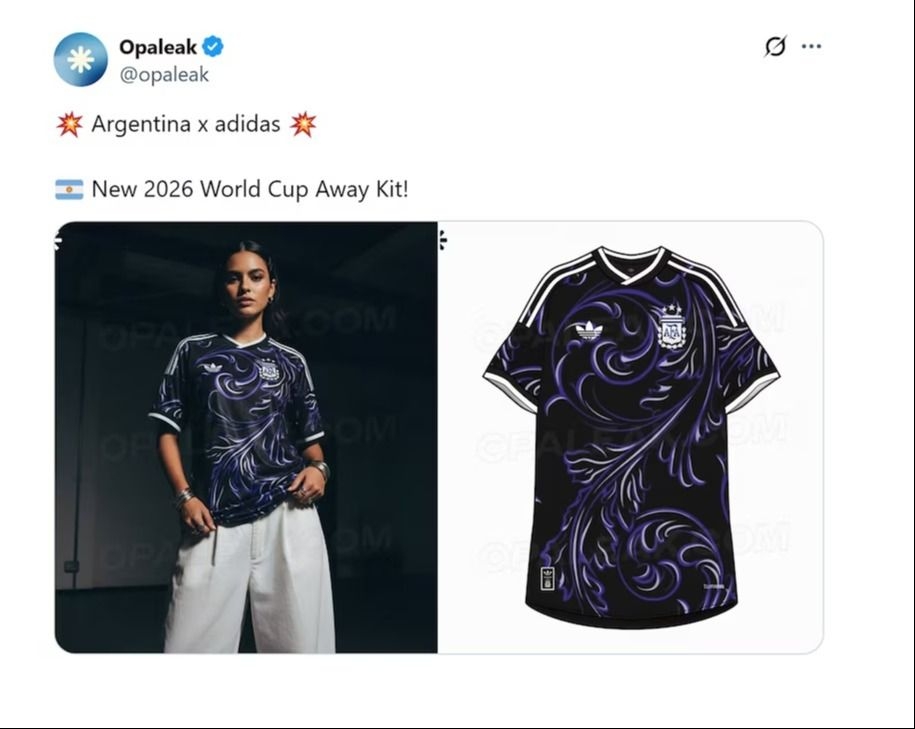 Opaleak, referente en el seguimiento de novedades sobre indumentaria futbolística, filtró las imágenes que por el momento no fueron oficializadas por la AFA.