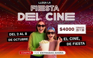 La Fiesta del Cine vuelve con precios bajos y una programación imperdible