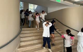 La escuela Sarmiento arrancó con los simulacros de temblores