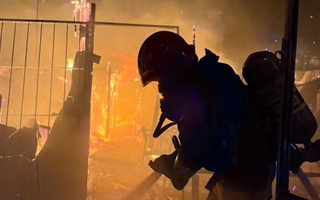Bomberos sofocaron 36 incendios en San Juan tras el viento Zonda y Sur
