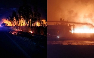 Un incendio arrasó 25 hectáreas y tuvieron que intervenir unos 30 bomberos