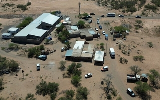 La caravana solidaria llegó a Las Trancas y el reclamo por el acueducto se multiplicó