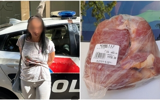  Intentó robar 1.3 kilos de matambre y la detuvo un empleado