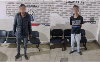 Persecución en la madrugada, dos ladrones fueron detenidos 
