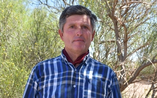 Miguel Bustos: "Nos estamos quedando sin animales" el reclamo huarpe por el agua que no llega