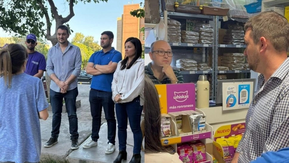 Candidatos de LLA visitaron el barrio San Martín y dialogaron con los vecinos