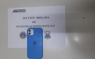 Recuperaron un celular de alta gama que fue robado y vendido por Facebook