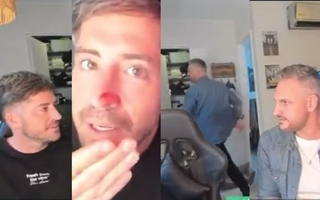 Violencia en vivo: dos ex Gran Hermano terminaron a los golpes en un streaming