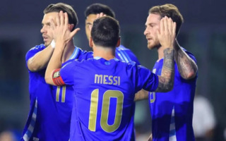 Argentina goleó 6 a 0 a Puerto Rico con dobletes y show de goles