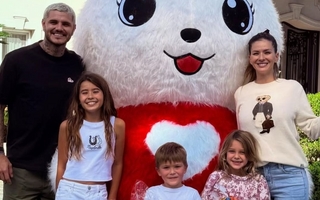Icardi y los hijos de la China Suárez: Las fotos que muestran su fuerte vínculo en Turquía