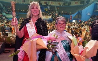 San Juan coronó a sus reinas del Adulto Mayor: Silvia y Ramona