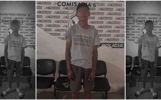 Acto de vandalismo y detención, rompió el espejo de un auto y lo atraparon 