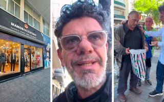 Un comerciante ideó una ayuda para pobres, pero la ambición de otros vació los percheros solidarios