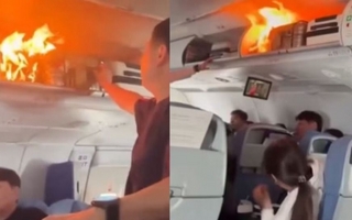 Una batería portátil explotó en pleno vuelo causando pánico