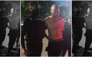 Estaba con arresto domiciliario, violó la medida y rompió un patrullero