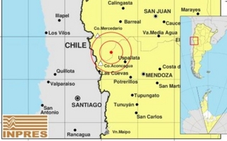 Un sismo de 4.7 grados sacudió el sur de San Juan y se sintió en Mendoza