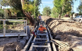 Canal Colonia Fiscal: el avance de obra alcanzó el 65%