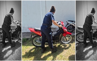 Detuvieron a un hombre y recuperaron una moto con pedido de secuestro