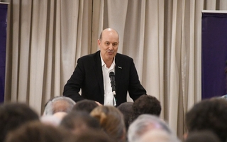Sturzenegger llegó a San Juan a contar el plan de Milei y apoyar a los candidatos