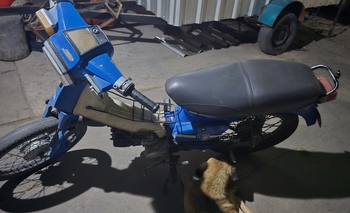 Ladrón enyesado fue atrapado robando una moto