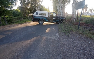 Viajaba con más de 2 g/l de alcohol en sangre y chocó en su camioneta