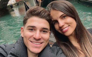 Las críticas a la novia de Julián Álvarez por su entrenamiento en medio de su embarazo