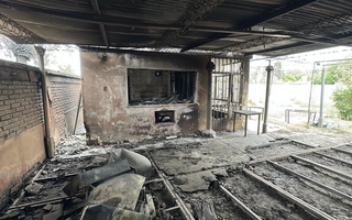 Así quedó un reconocido restaurante de comida mexicana tras un incendio