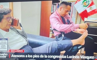 Polémica en el Congreso peruano por legisladora que mandó cortar sus uñas