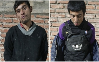 Dos hombres cayeron presos con 10 paquetes de una sustancia blanca