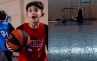 Murió el nene de 8 años al que se le cayó un arco de handball 