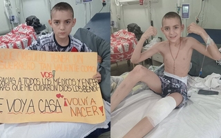 Le dieron el alta al niño que fue chocado por una camioneta en Pocito