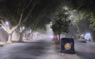 Llegó el viento sur a San Juan: ráfagas que superaron los 100 km/h