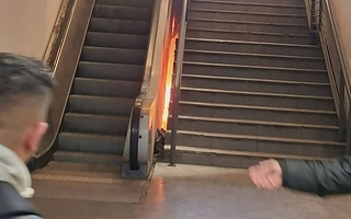Se incendió una estación en Constitución y tuvieron que evacuarla