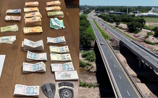 Viajaba en taxi con casi $10 millones y terminó detenido