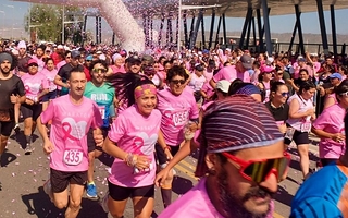 Chimbas corre por la vida con una maratón gratuita contra el cáncer de mama