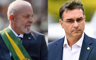 Flávio Bolsonaro toma ventaja sobre Lula en el inicio del escrutinio en Brasil