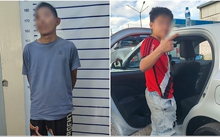 Dos jóvenes intentaron robar un auto y huyeron, pero fueron atrapados