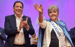 Sonia Sánchez fue elegida como la nueva Reina del Adulto Mayor de Albardón