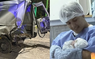 “No entiendo por qué”: el dolor del papá del bebé de 10 días que murió en un choque