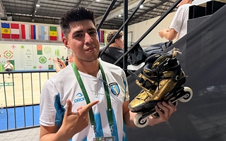 Ulises Gómez Díaz, el jugador argentino de la Inline Freestyle en Paraguay